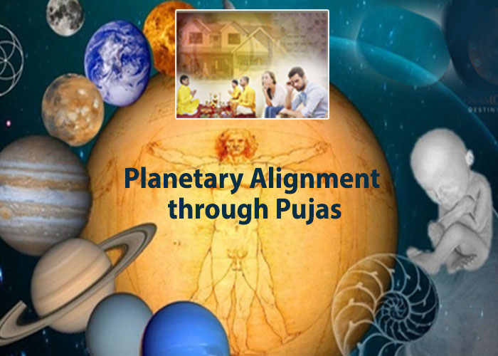 Planetary Alignment through Pujas for Grah Kalesh